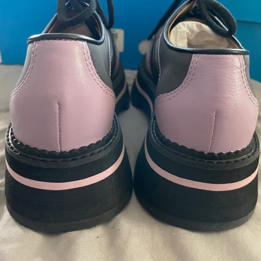 LAST - NEW Fluevog Fresh Vogs FV1 Vintage Style Lace Ups Purple Size 6 SOLD OUT - Picture 12 of 15